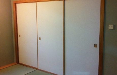 Japanese fusuma in tatami room